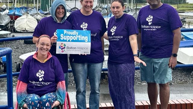 Wild water swimmers supporting Bolton Hospice