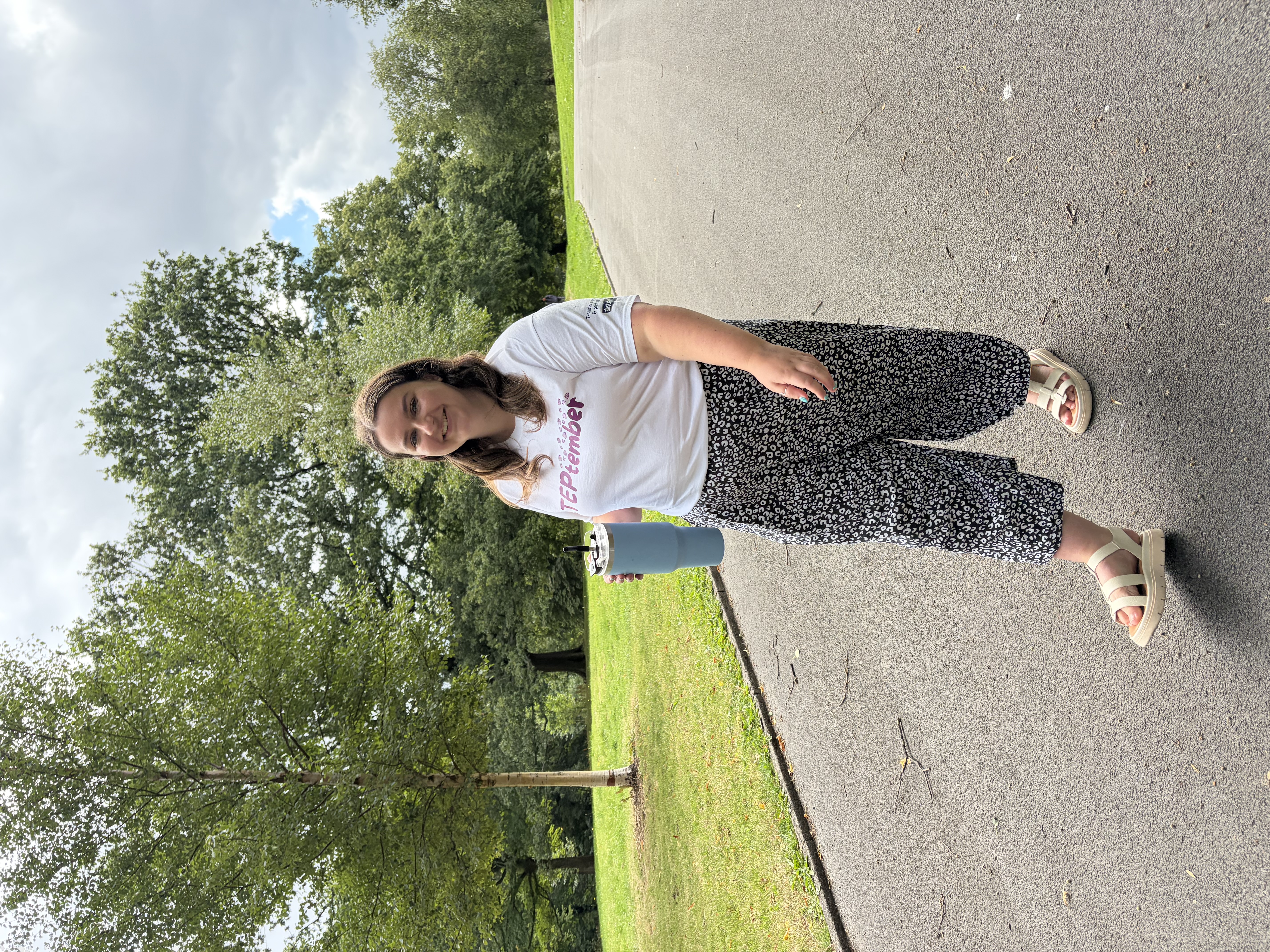 Bolton hospice Steptember participant