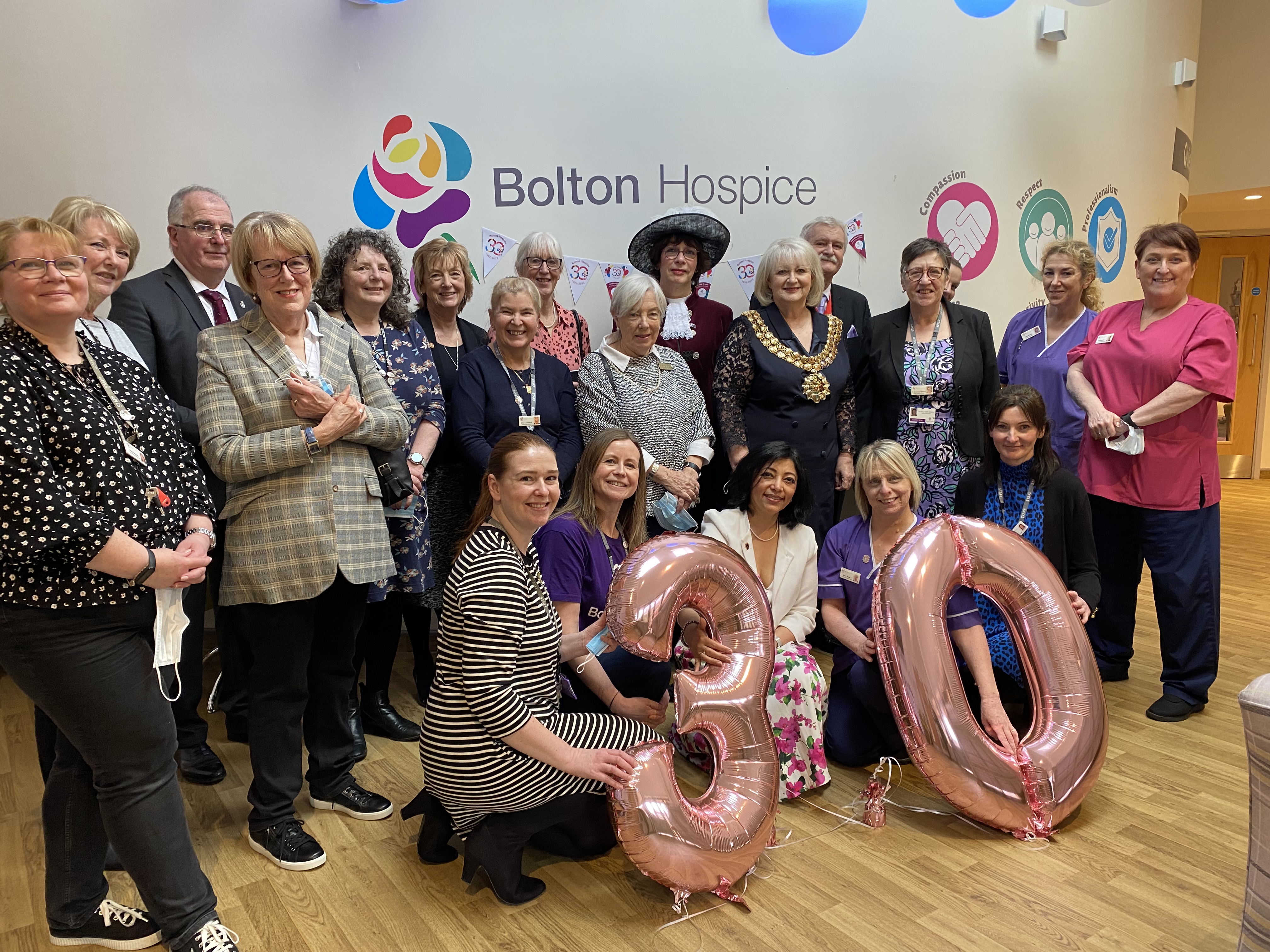 30th anniversary celebration in family space