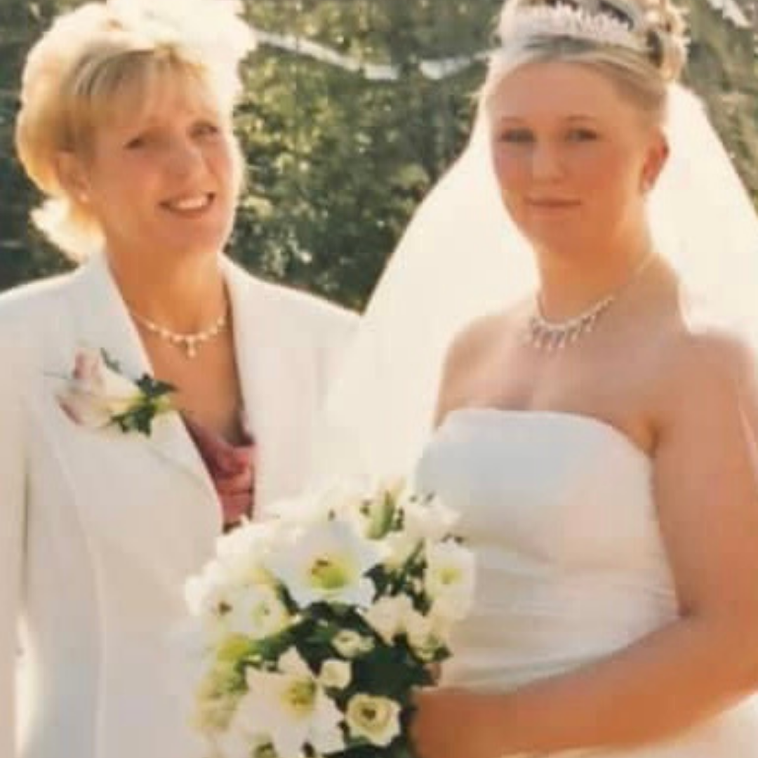 Caroline Johnson and Mum