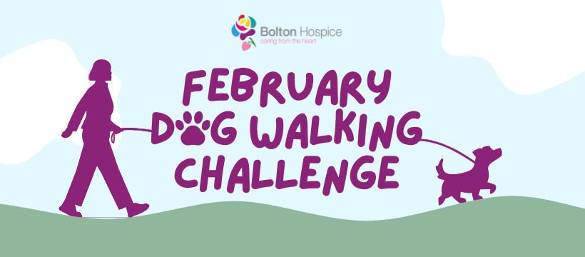 Dog walking challenge poster
