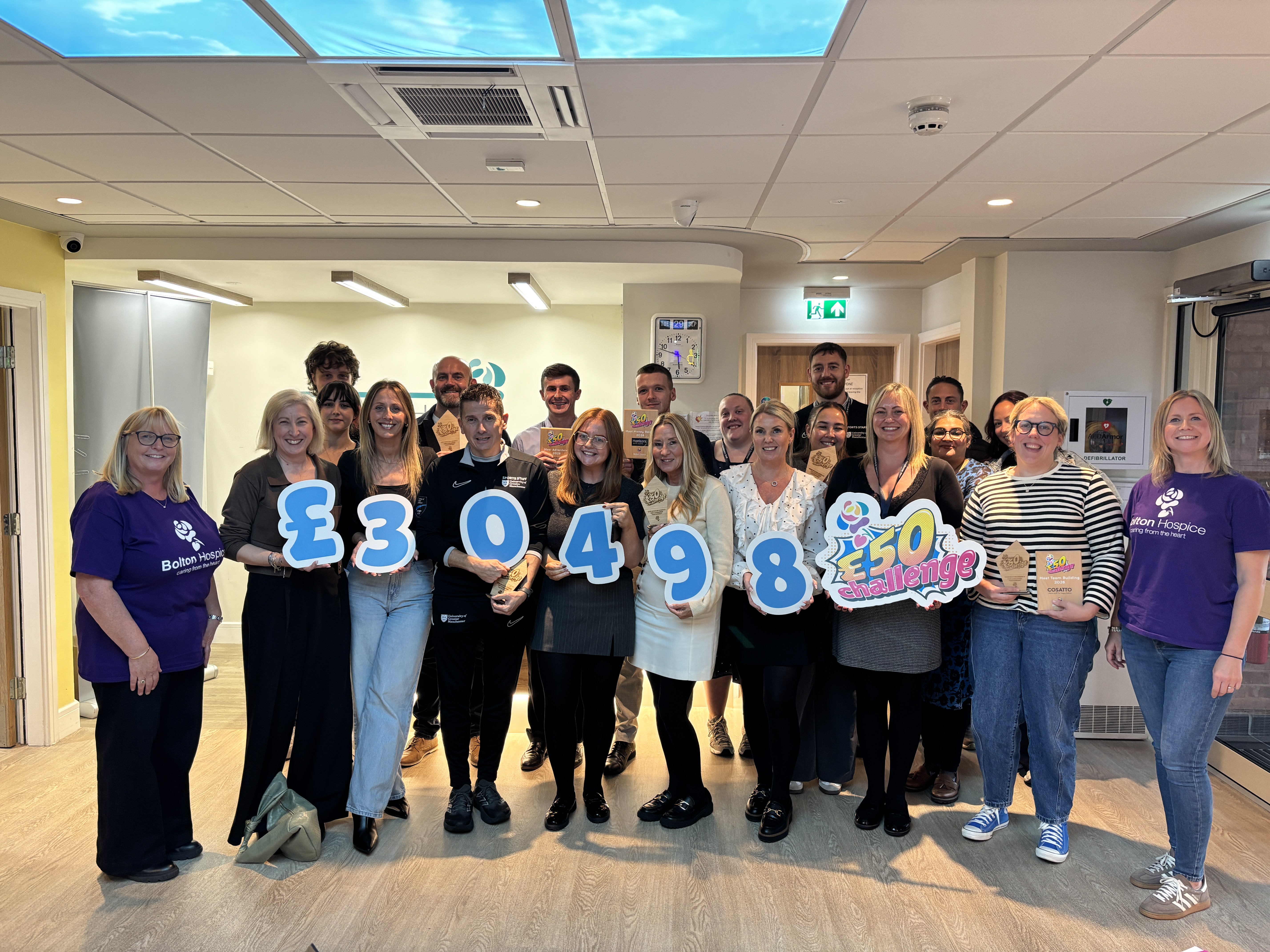 Bolton Hospice £50 challenge 2026
