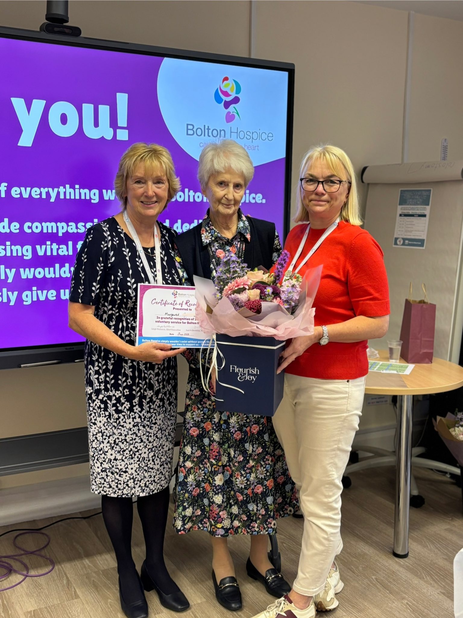 bolton hospice long service awards