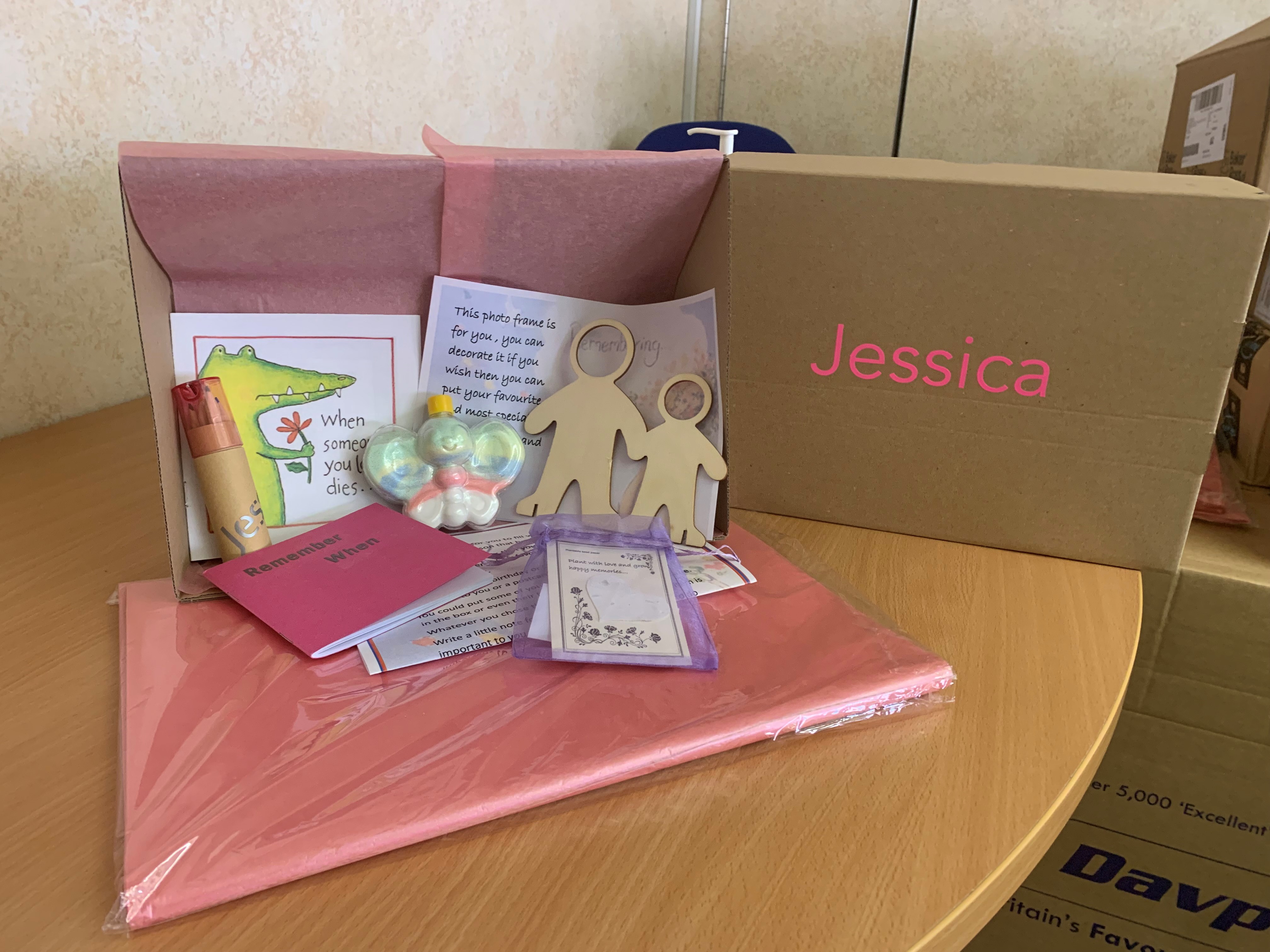 Memory box contents