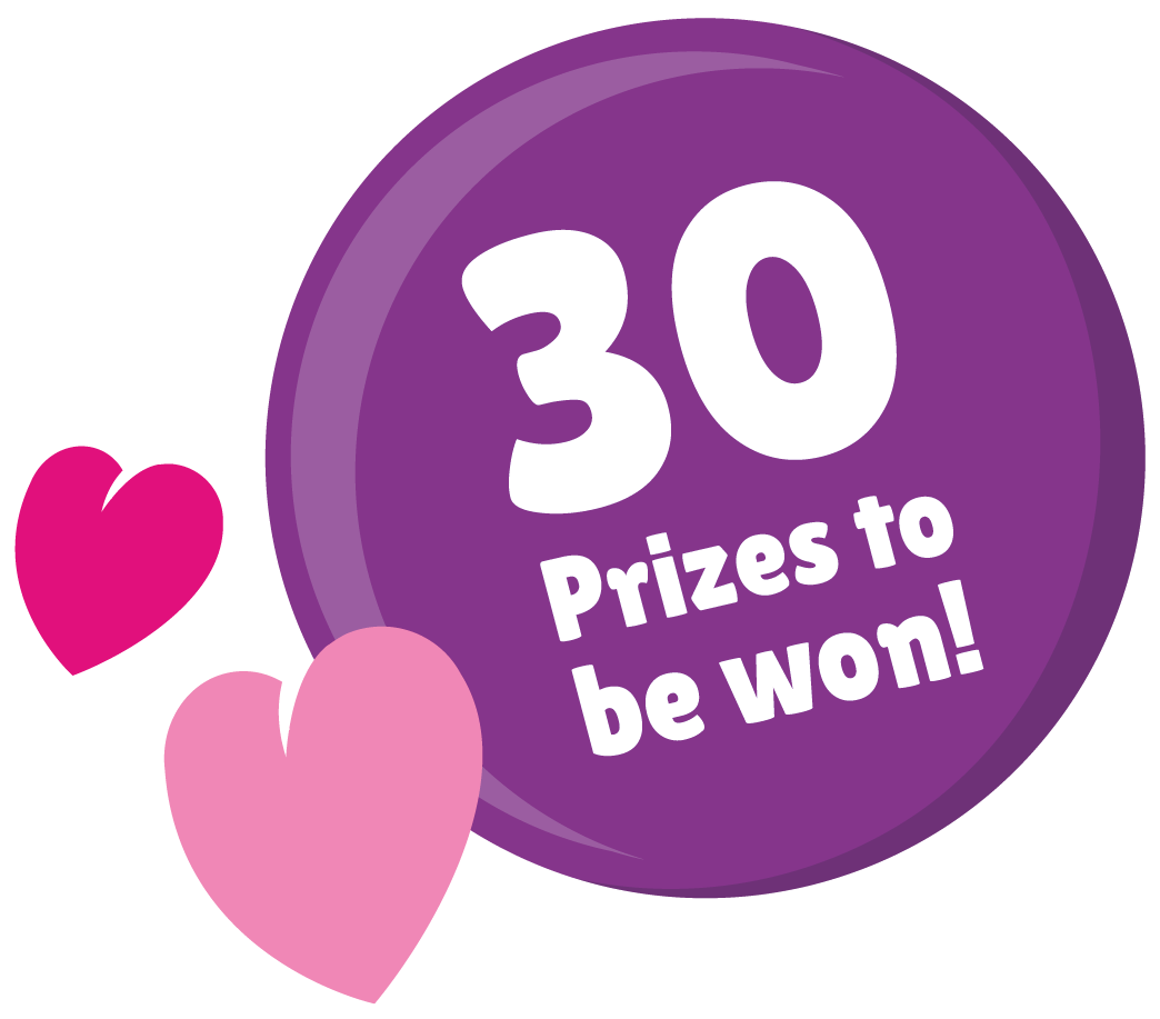 30 prizes to be won
