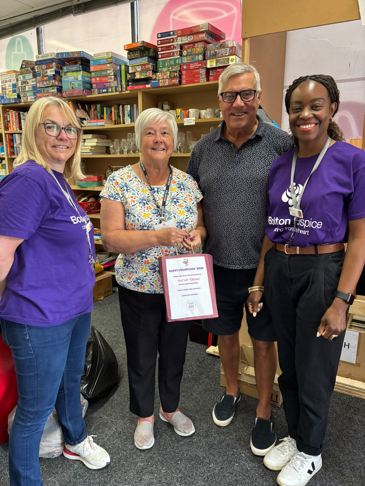 Retail volunteers