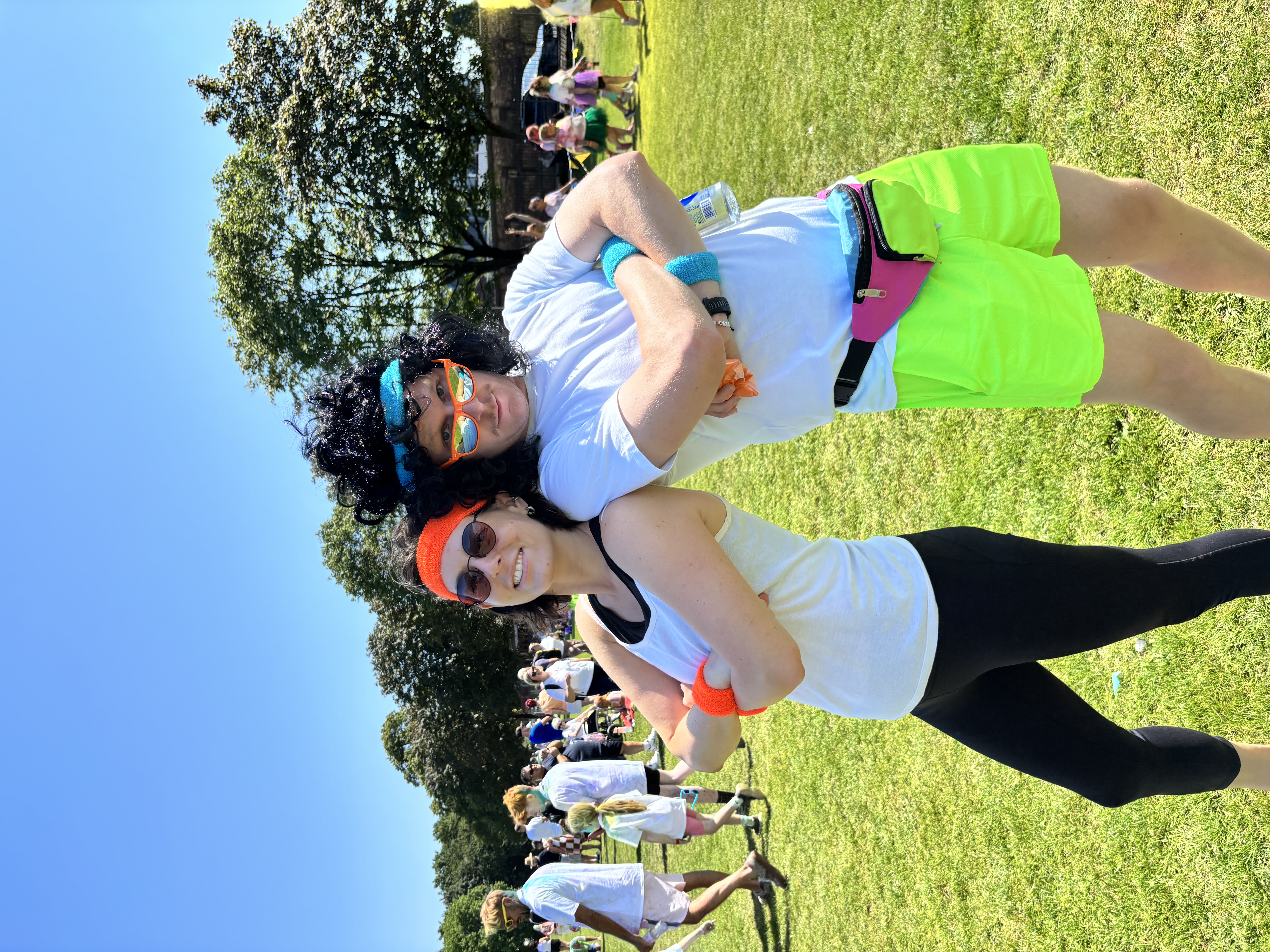 Bolton hospice colour run supporters