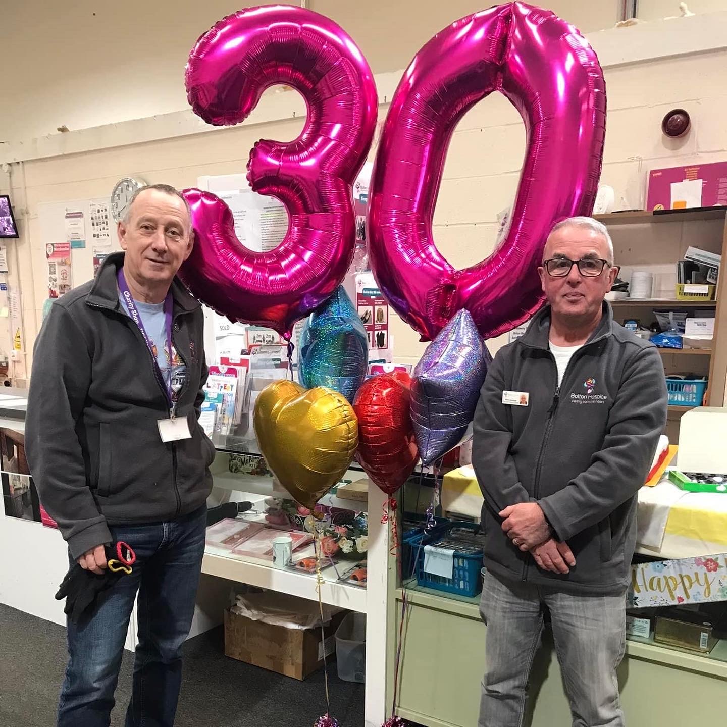 Shop volunteers