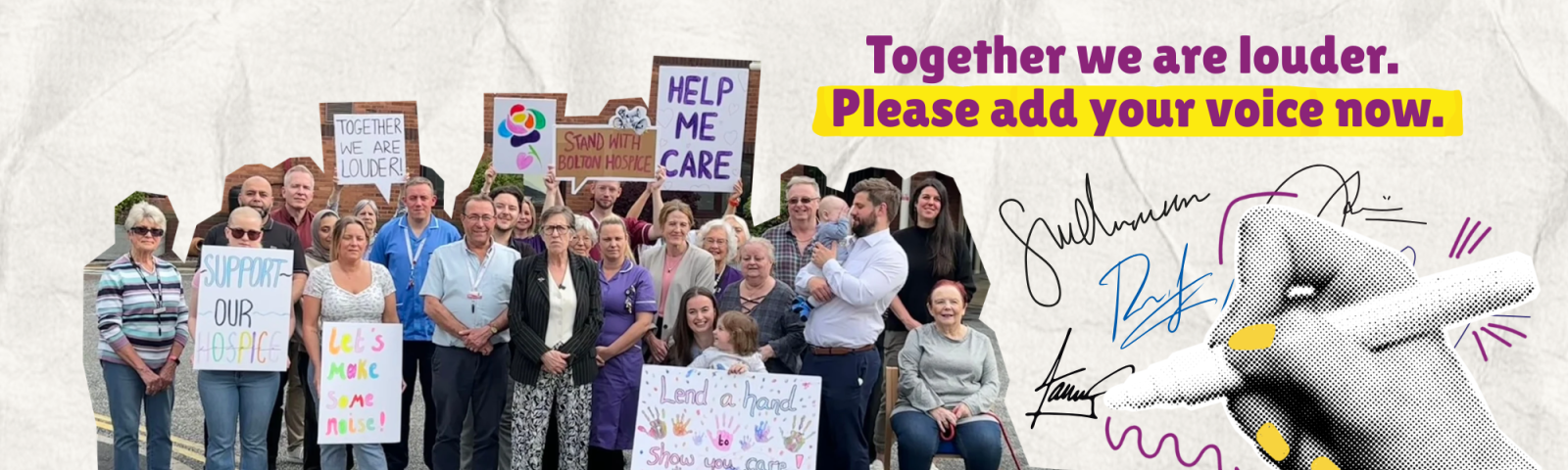 Stand with bolton hospice