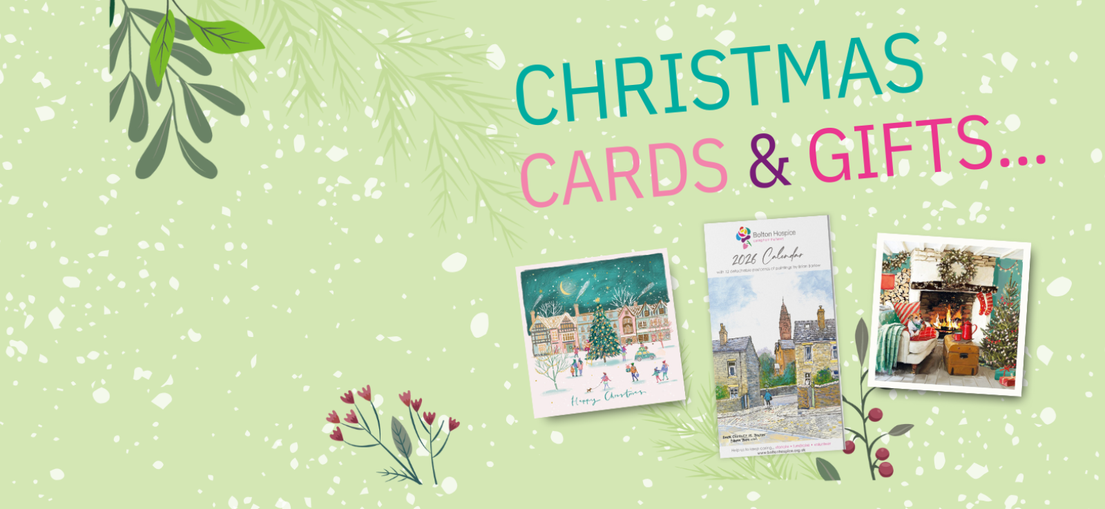 Christmas cards and gifts