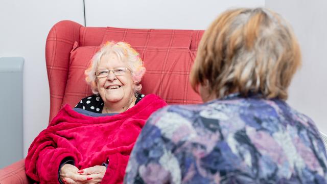 Bolton Hospice Patient and Friend