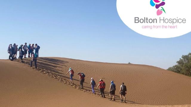 Sahara Trek for Bolton Hospice