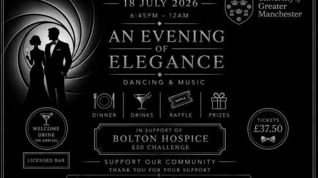 University of Greater Manchester Bolton Hospice event