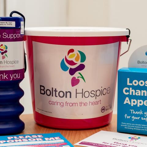 Fundraising Tin and Bucket