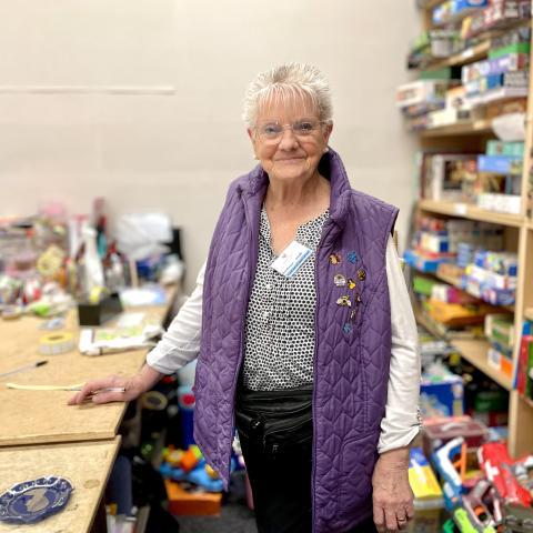 Shop volunteer