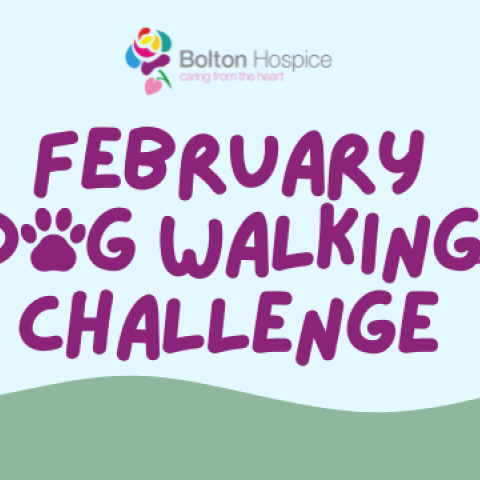 Dog walking challenge poster