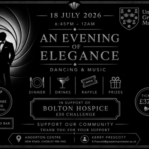 University of Greater Manchester Bolton Hospice event